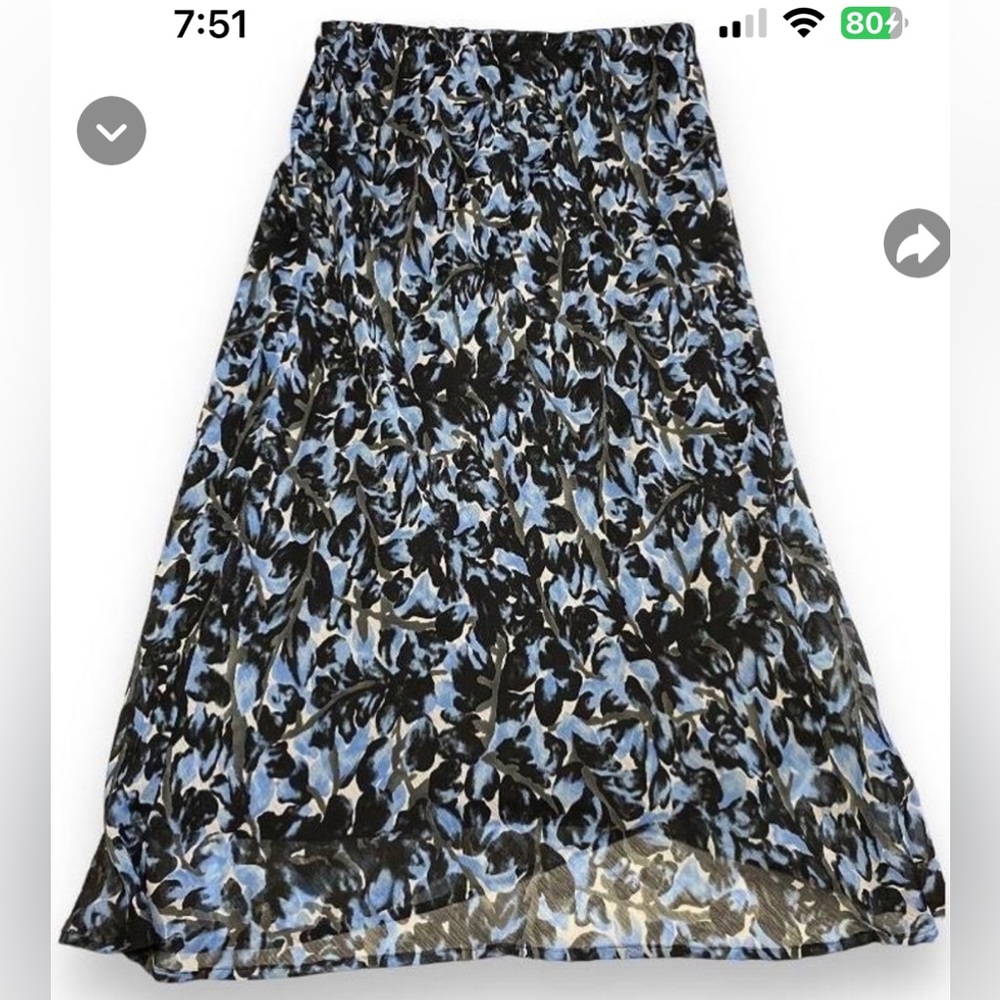 Cato floral maxi skirt- Fairycore style size medium